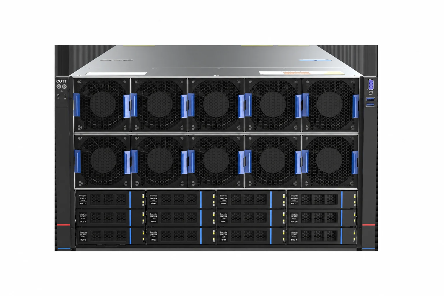 COTT AX608I, illustrative GPU server configuration